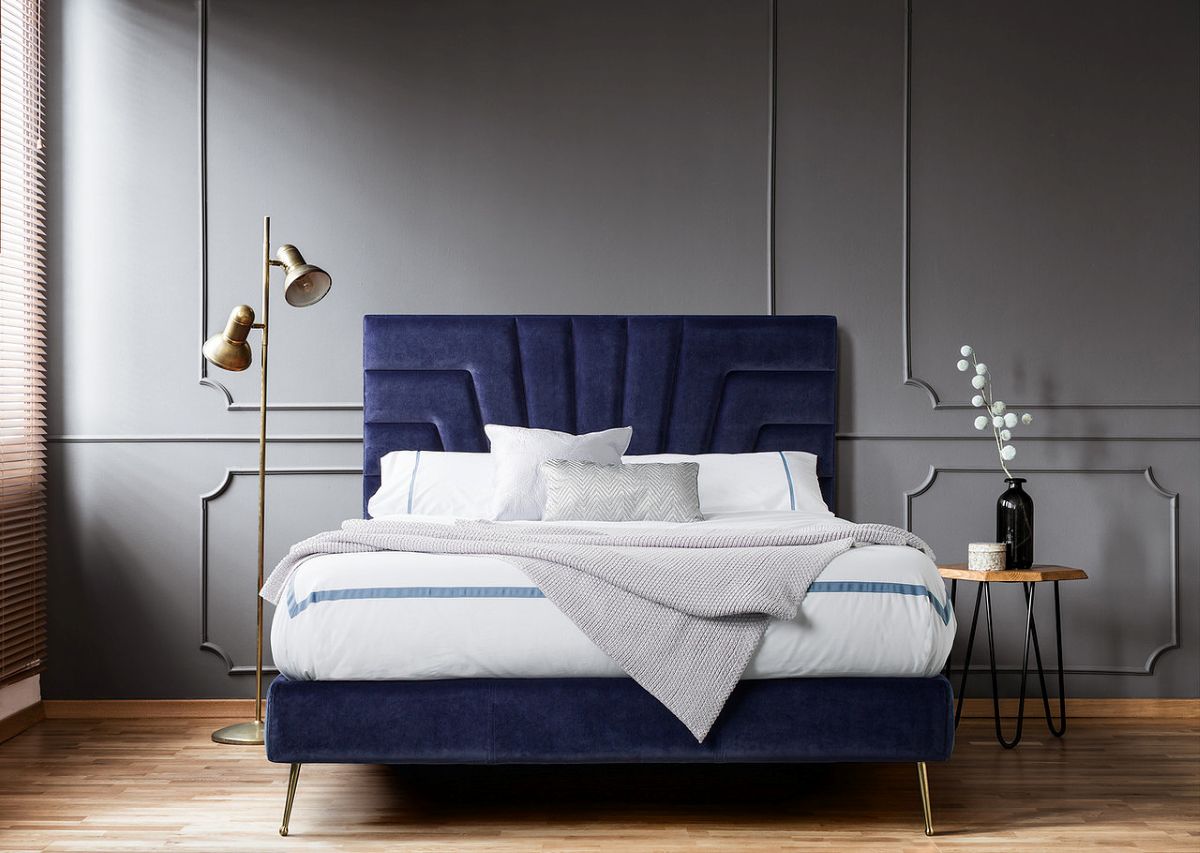 mirage storage bed in aplaka indigo colour